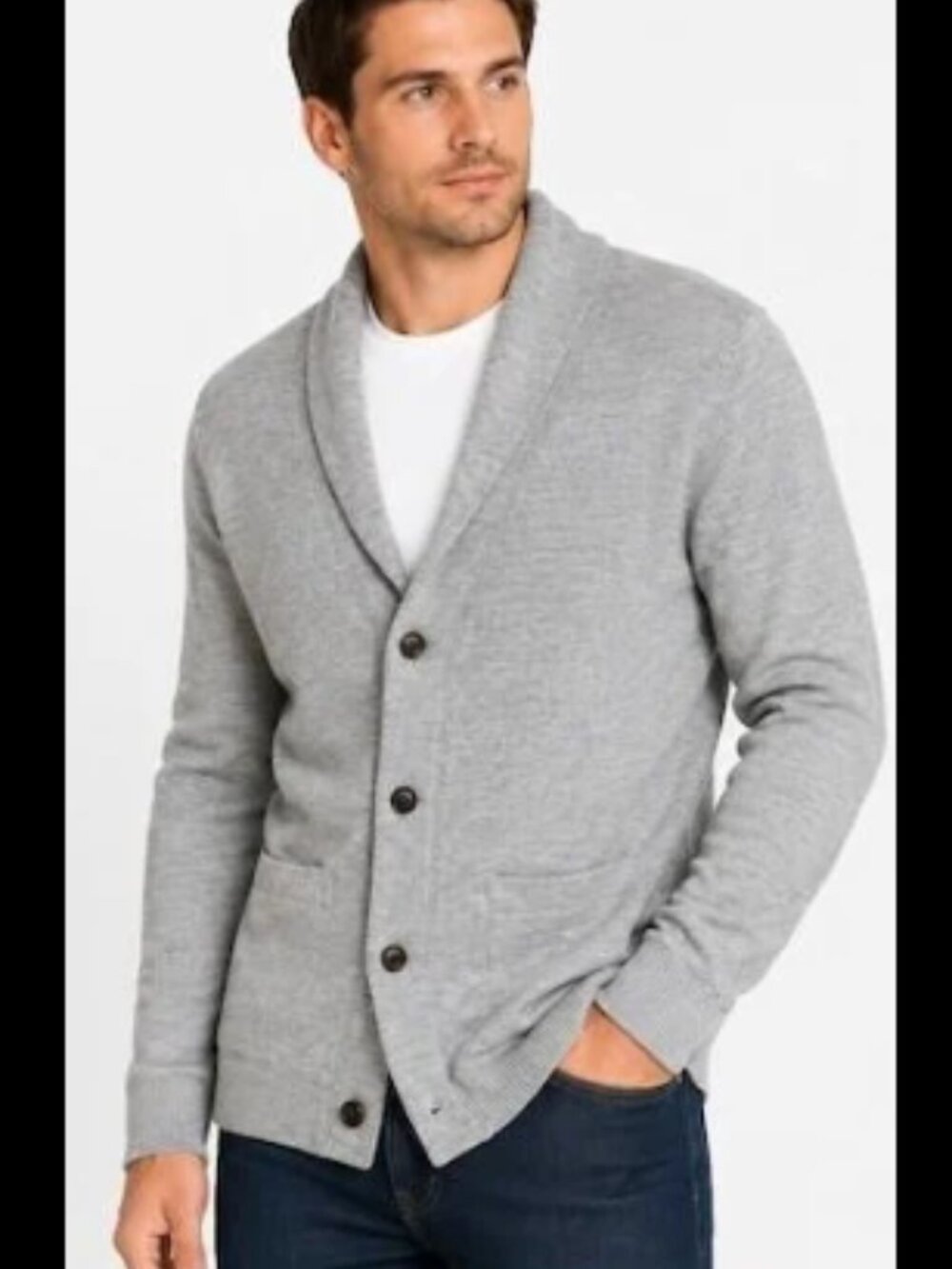 NWT Men's Jason Scott " Eliza " Shawl Collar Cardigan Sweater Jacket Size XS